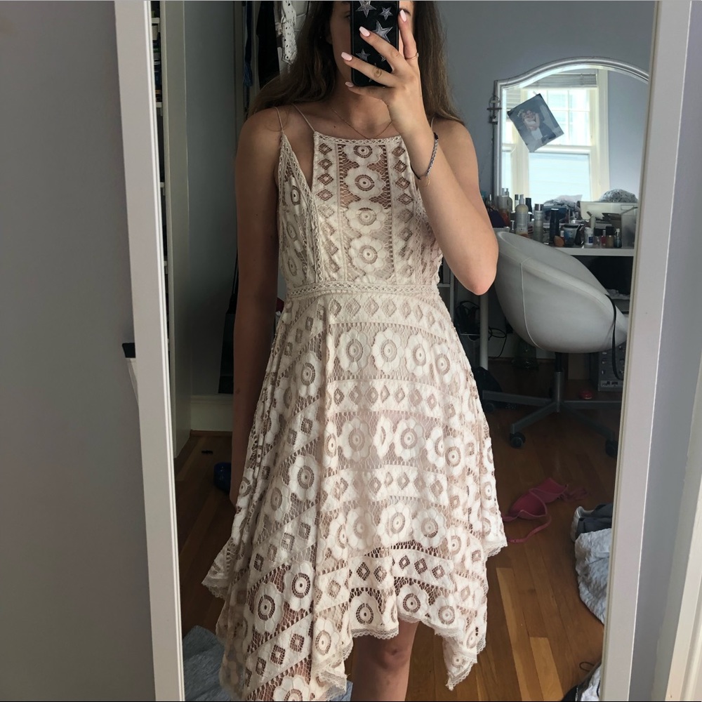 Free people lace dress (WORN ONCE) - Picture 2 of 5